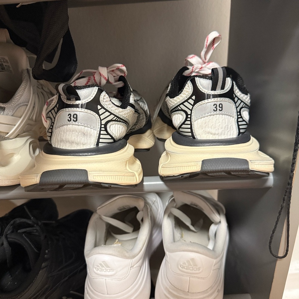 Stylish Black and White Kids Sneakers